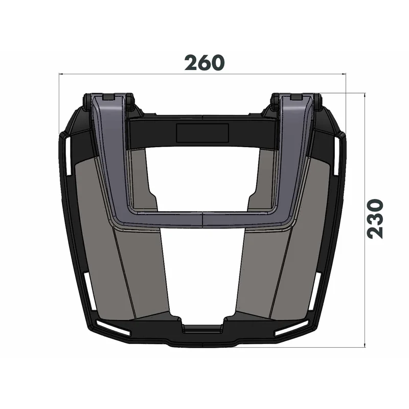 TRIUMPH TIGER SPORT 800 Topcase carrier - Easy Rack