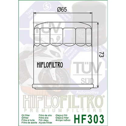 Oil Filter 303 - Hiflo (Standard) - Standard