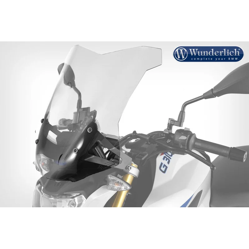 BMW G 310R Screen - Touring Screen - Smoked Grey