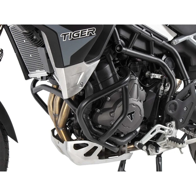 Triumph Tiger 850 & 900 Protection - Guard Engine - Black / Steel