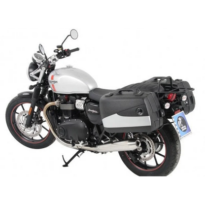 TRIUMPH Twin 900 Series Sidecases Carrier - Quick Release - Chrome