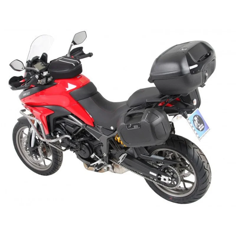Ducati Multistrada Carrier - For Topcases - Alu Rack (Fixed Hinge)