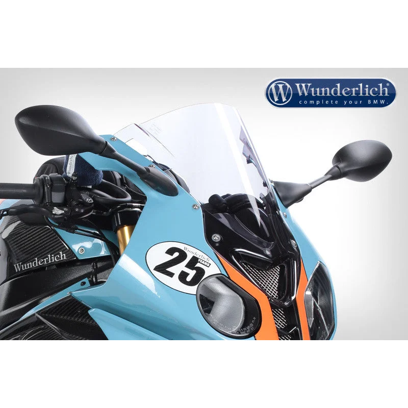 BMW S1000RR Screen (15-17) - Windscreen Bubble (455mm) - Smoked Grey
