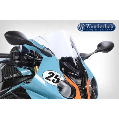 BMW S1000RR Screen (15-17) - Windscreen Bubble (455mm) - Smoked Grey