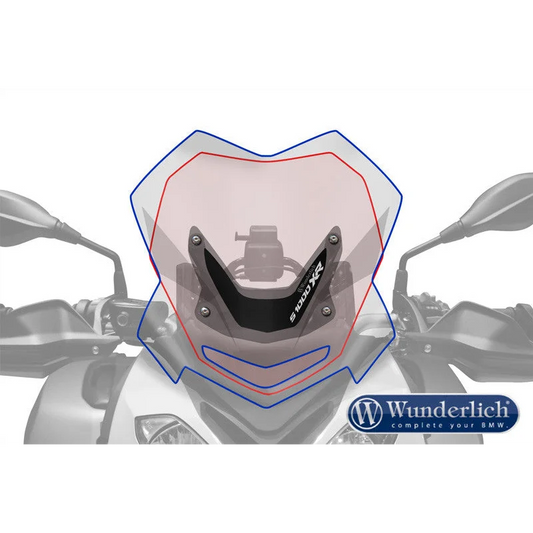 BMW S1000XR Screen - WindScreen "Sports" - Dark