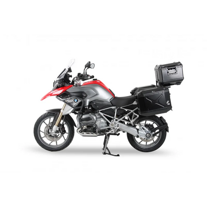 BMW R Series GS Carrier Sidecases - Hepco Becker - Anthracite / Quick Release (Lock It)
