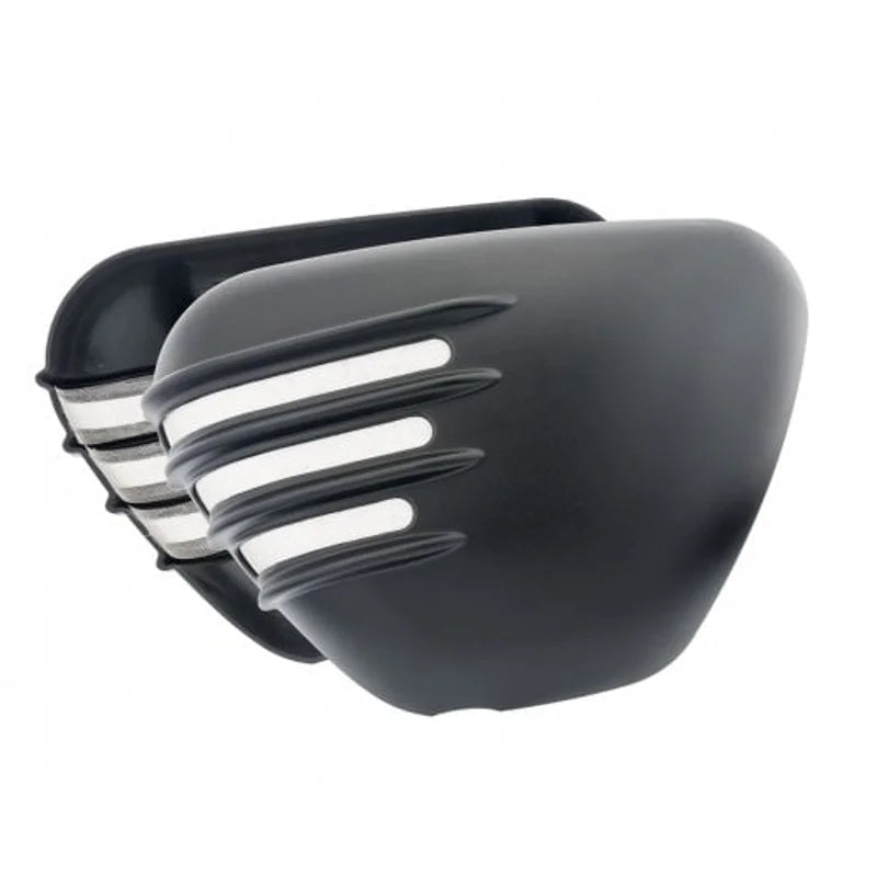 Triumph Bonneville - Side Panels (Ribbed) - Matte Black