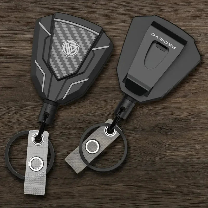 RETRACTABLE KEYCHAIN WITH BELT CLIP