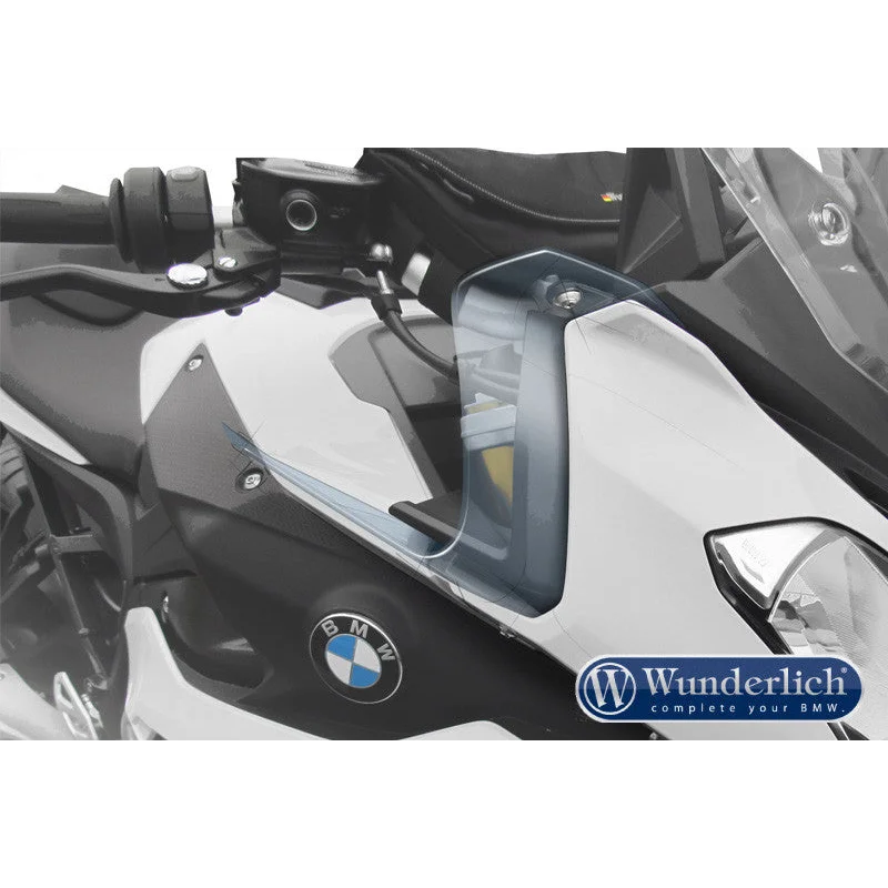 BMW S1000XR Ergonomics - Screen Hand Deflectors - Dark