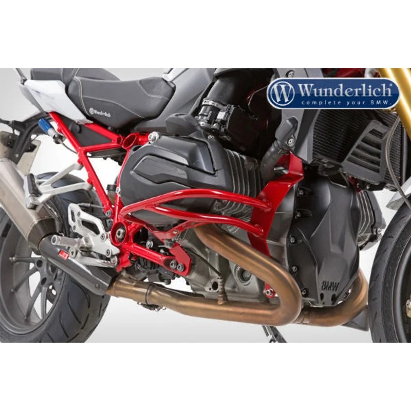BMW R1200GS Protection - Engine Crash Bar "Sports Style" (Red)