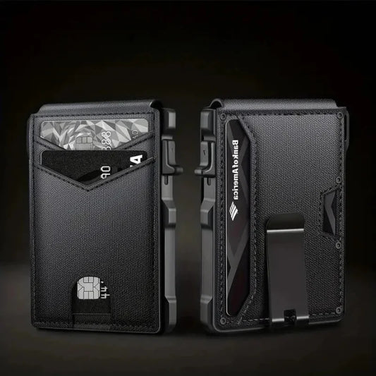 WALLET POP UP + CARDS + RFID - Carbon