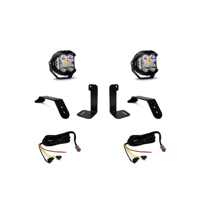 JEEP WRANGLER OE PLASTIC BUMPER LIGHT KIT - LP4 PRO - Clear / Upfitter