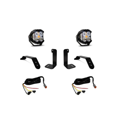 JEEP WRANGLER OE PLASTIC BUMPER LIGHT KIT - LP4 PRO - Clear / Upfitter