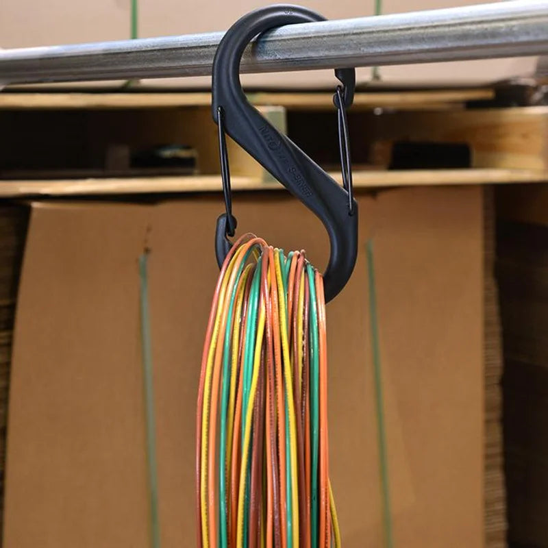 S-BINER STANDARD (PLASTIC) - #4 / Black / Plastic