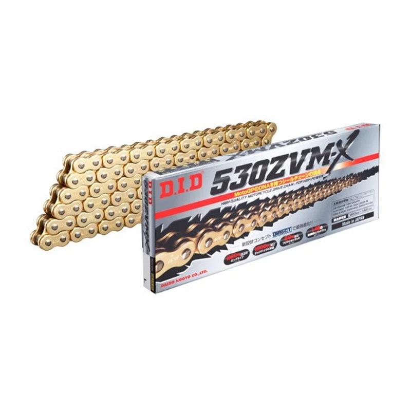 Chain 530 Pitch x 124 links (ZVMX2) - ZVM-X 2 (RIVET TYPE) / Gold