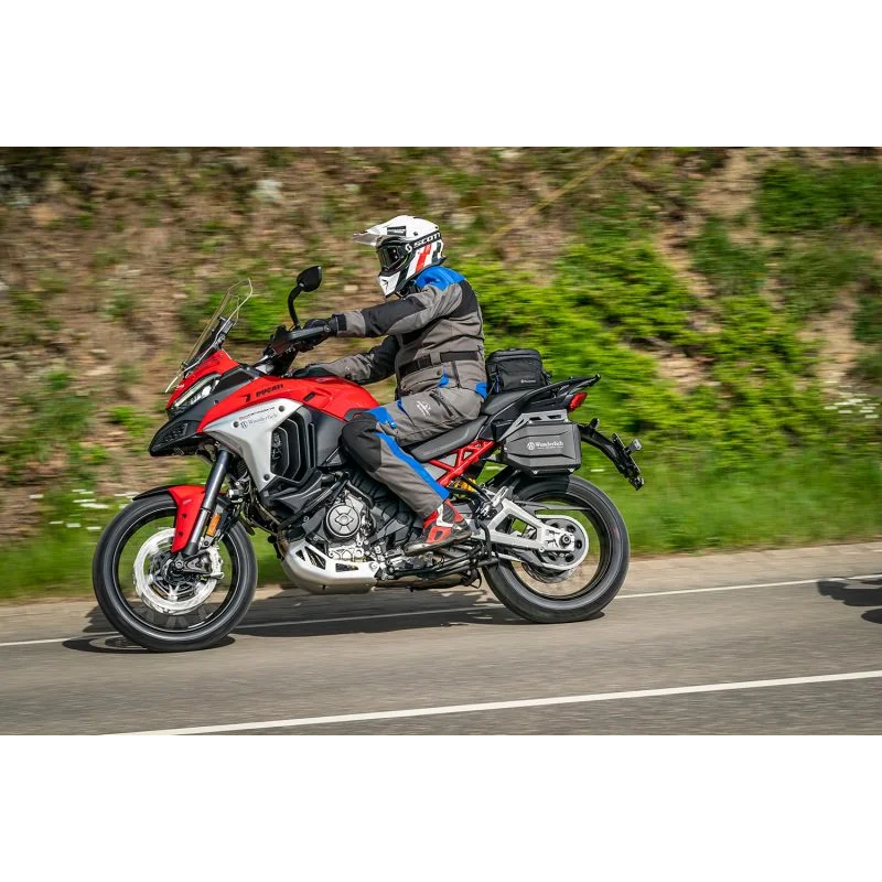 DUCATI Multistrada V4 Ergonomics - ERGO+ Risers 39mm & 21mm Offset - Silver