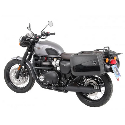Triumph Bonneville T120 Sidecases Carrier - Permanently Fixed - Black