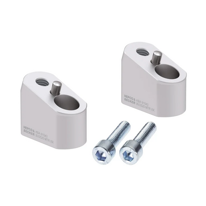 HANDLEBAR RISER - 30mm UP & 20mm BACK (BV2520-30-20-SL) - Silver