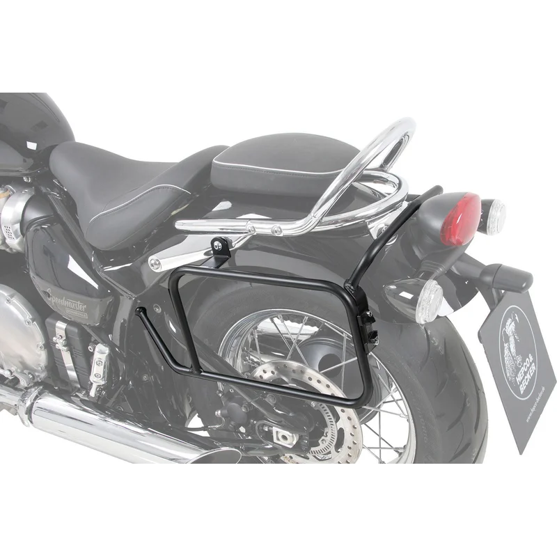 Triumph Bonneville  SpeedMaster Carrier - Sidecases 'Permanent' - Chrome