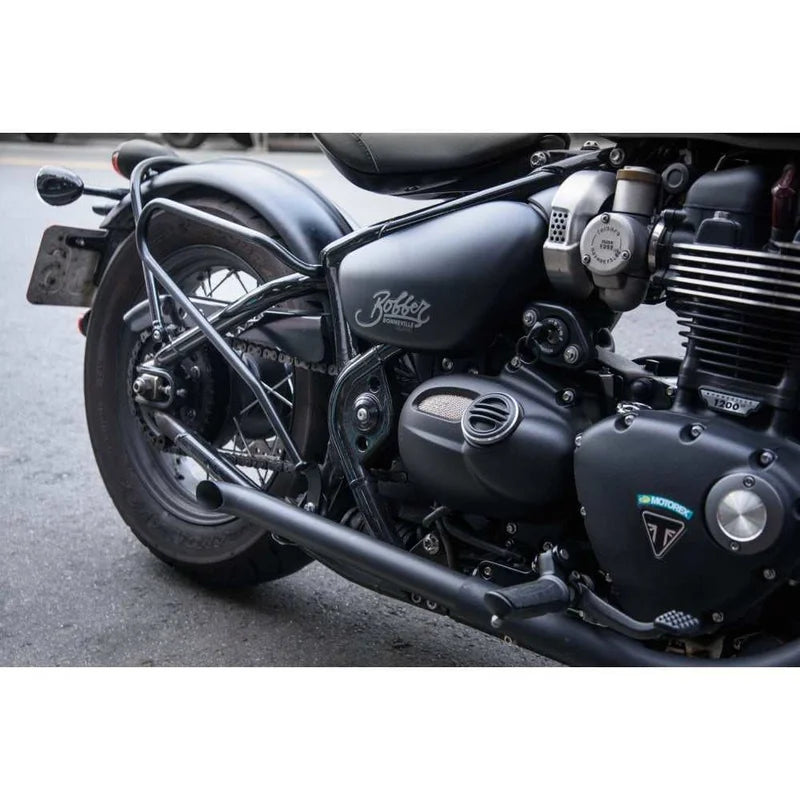 Triumph Pannier/Luggage Rails - Pair - Stainless Steel