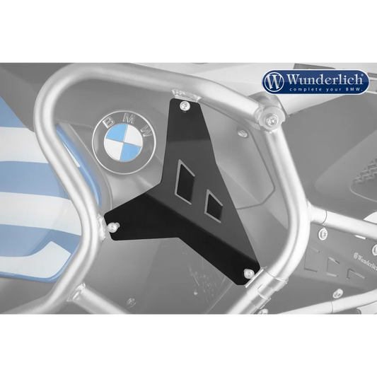 BMW R1200GSA Protection - Tank Guard Extension Plates - Black