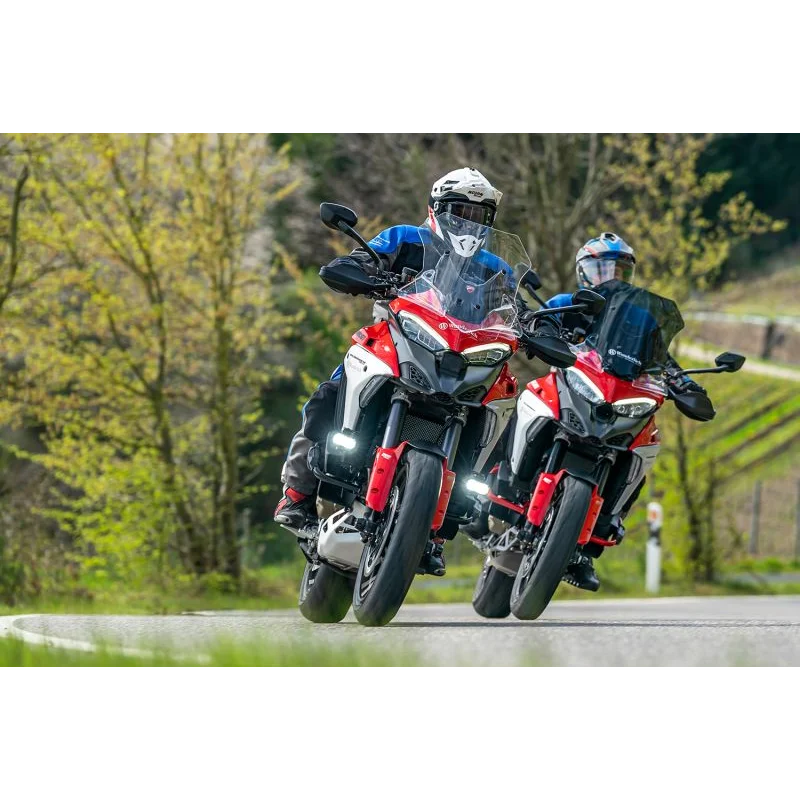 DUCATI Multistrada V4 - LED Auxillary lights Microflooter 3 - Black