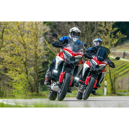 DUCATI Multistrada V4 - LED Auxillary lights Microflooter 3 - Black
