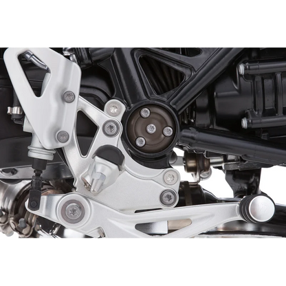 BMW R Nine T Ergonomics - Footrest Lowering Kit - Silver