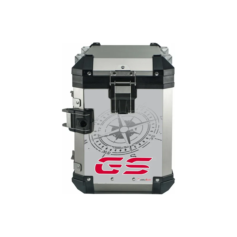 BMW R Ser GS Styling - Sidecase Side Vinyl - Grey Compass