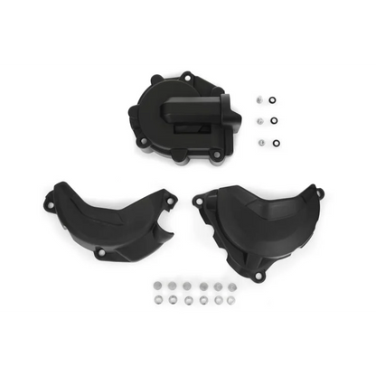 BMW F 900 GS Protection - clutch, alternator and water pump Cover (Set) - Black