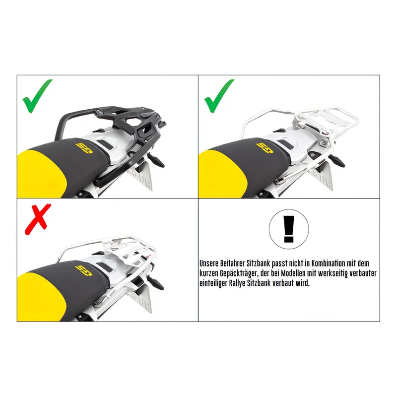 BMW R Series Seat - Passenger / Rear - Edition 40 - STANDARD
