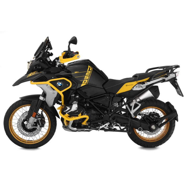 BMW R 1250 GS Protection - Engine Crash Bars "Edition 40 Years GS" - Yellow / Steel