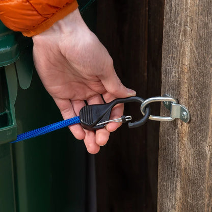BUNGEE - CARABINER SLIDE LOCK - Red (61cm Length x 0.8cm Dia)