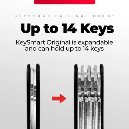 KeySmart® - Original Compact Key Organizer - Carbon Fiber 3k