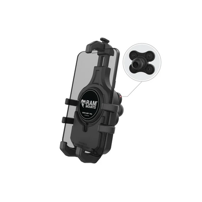 RAM® Quick-Grip™ Pro Phone Holder - B Size / With Ball & Vibe Damper