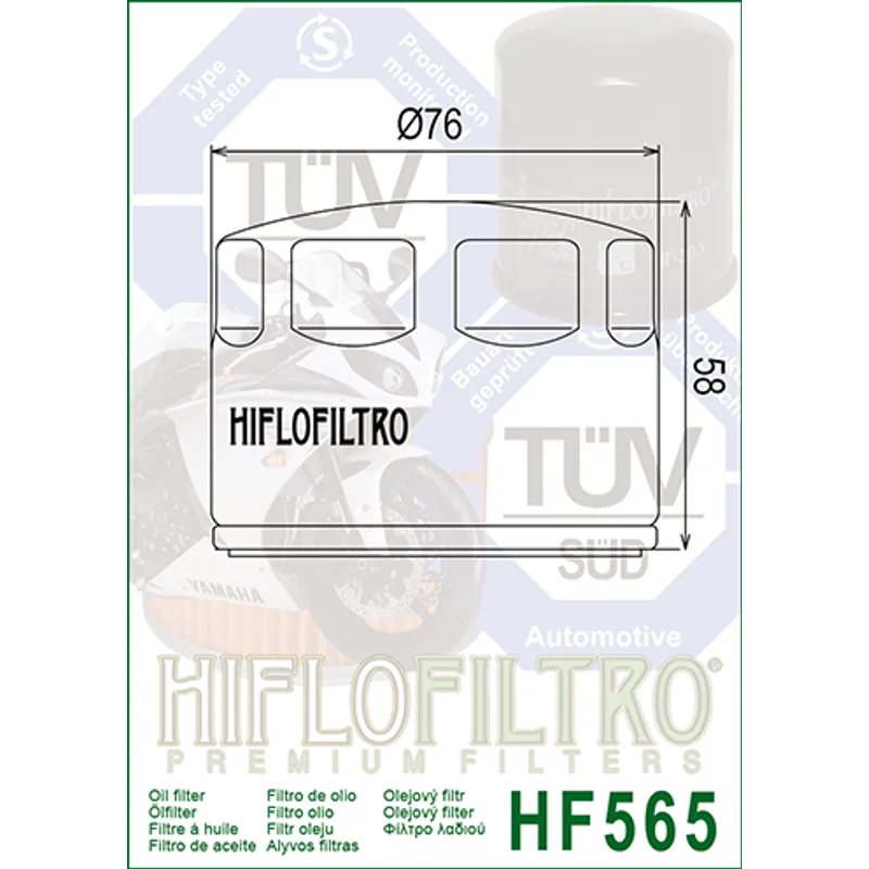 Oil Filter 565 - Hiflo