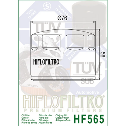 Oil Filter 565 - Hiflo