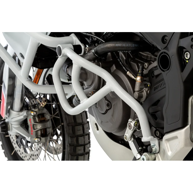 Ducati Desert X Protection - Engine Guard ( Left) - Red / Fits without Wunderlich Tank Guard only
