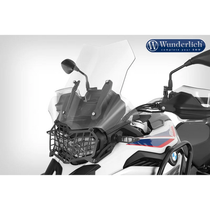 BMW F Series GS Screen - Windscreen Marathon - Short (115mm) hole gap / Smoked Grey