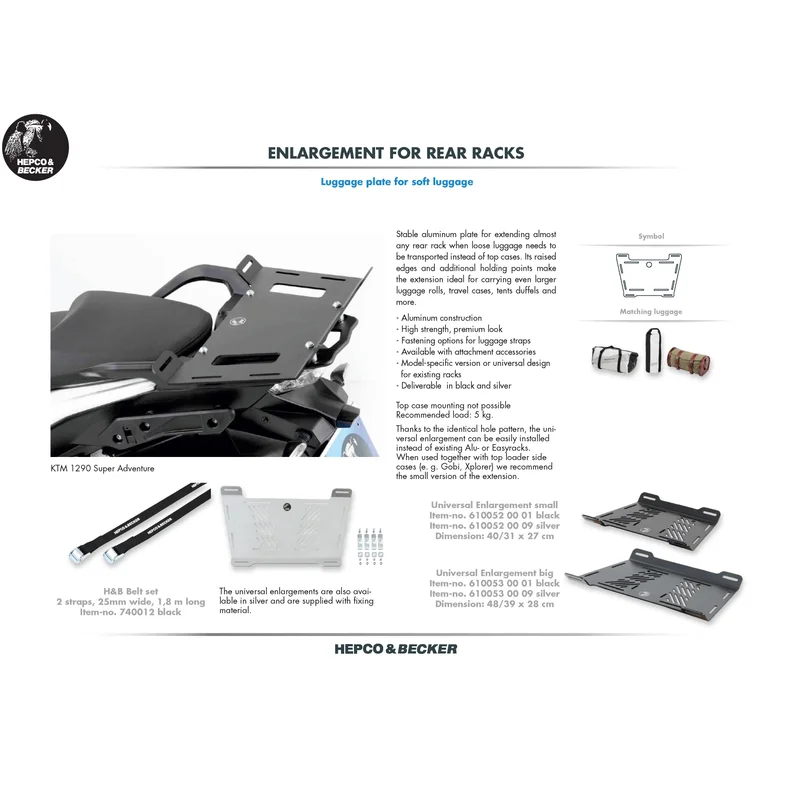 SUZUKI GSX-S 1000 GX Carrier - Rear Enlargement