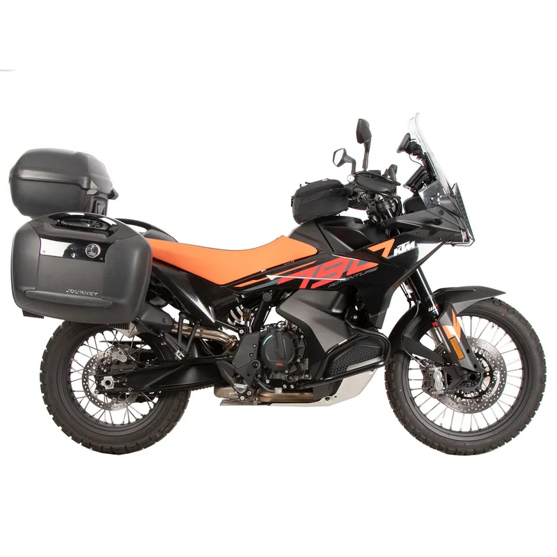 KTM 790 Adventure Topcase carrier - Alu Rack combination with original rear rack