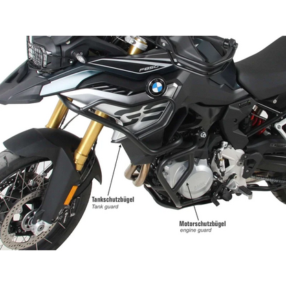 BMW F Series GS Protection - Tank Guard - Stainless Steel