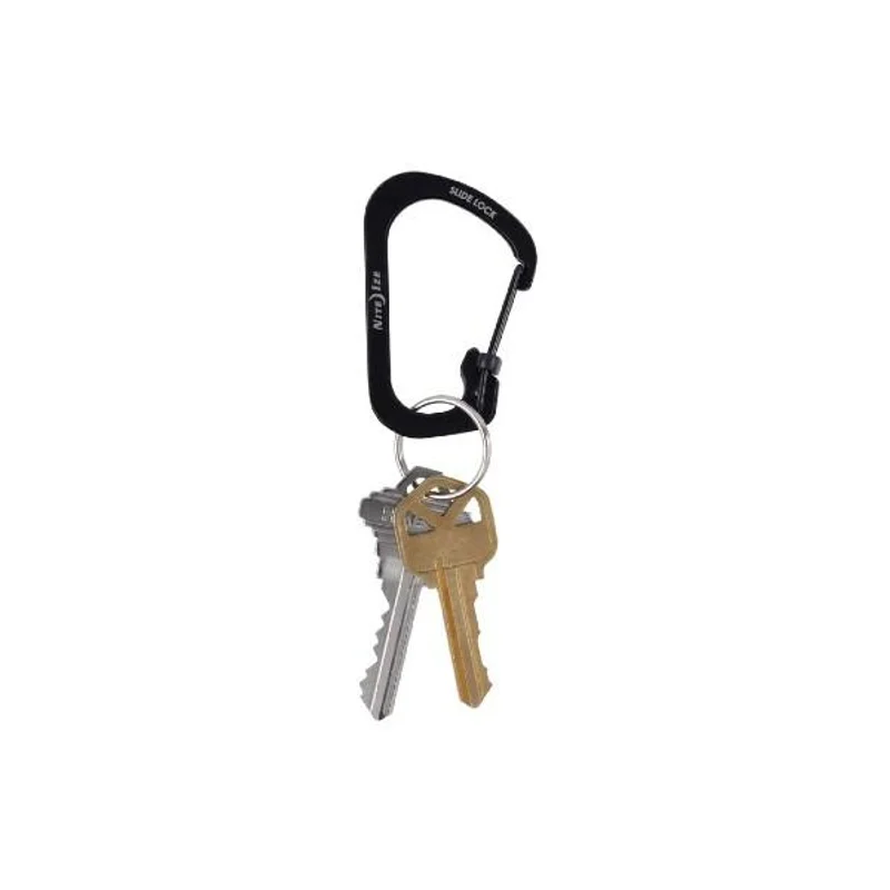 Carabiner with Slidelock (pcs) - Stainless Steel - Size#3 / Natural Steel / Stainless Steel