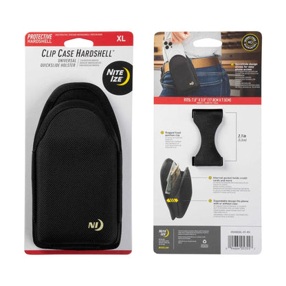 HOLSTERS - CLIP CASE HARDSHELL UNIVERSAL - QUICKSLIDE - XL - 17.8cm x 7.5cm