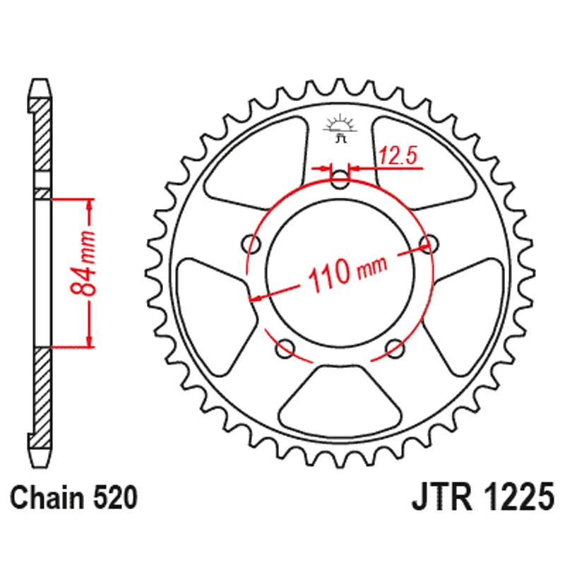 Sprockets Rear (1225 - 41T) - JT