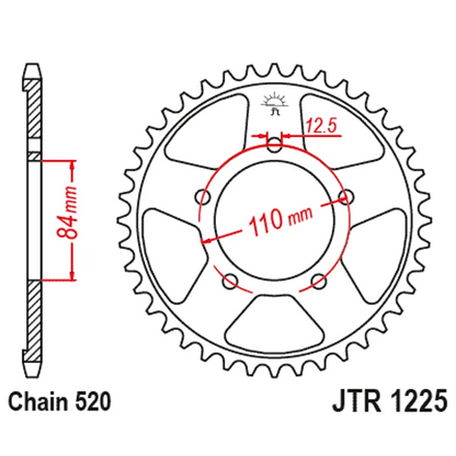Sprockets Rear (1225 - 41T) - JT