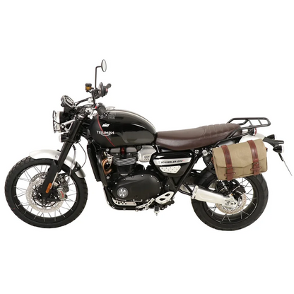 Triumph Scrambler 1200 XE  / XC Carrier - Sidecases 'C-Bow' (Left Side, Black) - 1200 XE