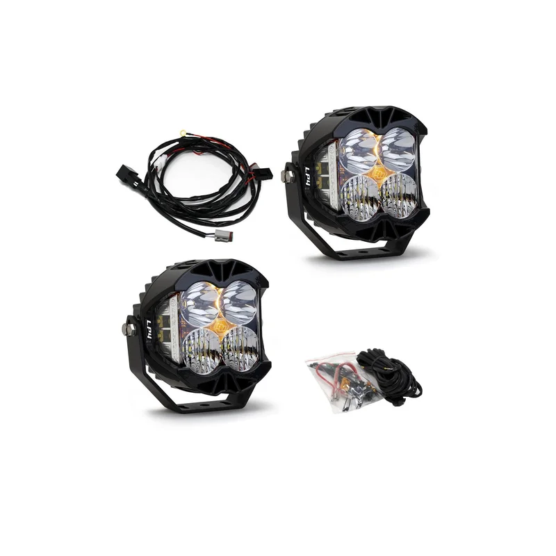 Aux LED - LP4 PRO - Driving Combo / Amber / Pair ( Free Wire Included)