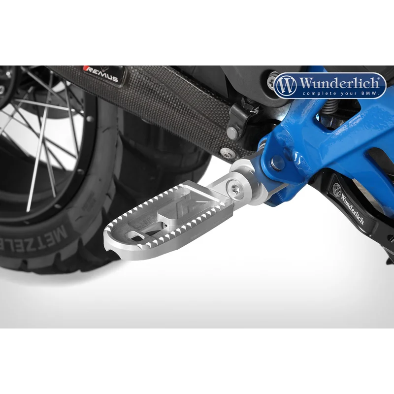 BMW GS Ergonomics - Vario Footrest EVO1 (Pair) - Silver