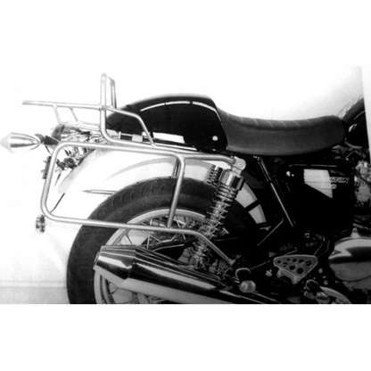 Triumph Thruxton Sidecases Carrier - Permanent Lock IT (Chrome)